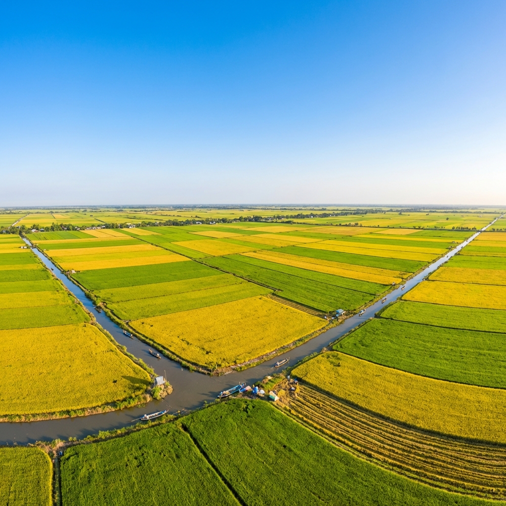 Cánh đồng lúa Việt Nam